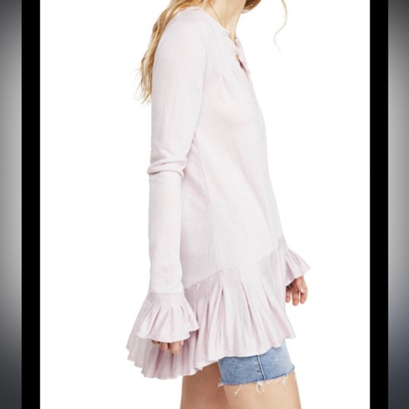 Free People Dresses & Skirts - Free People‎ Your Girl Tunic Mini Dress Lavender M